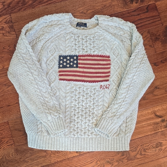 Sweaters - Polo Ralph Lauren Flag Sweater